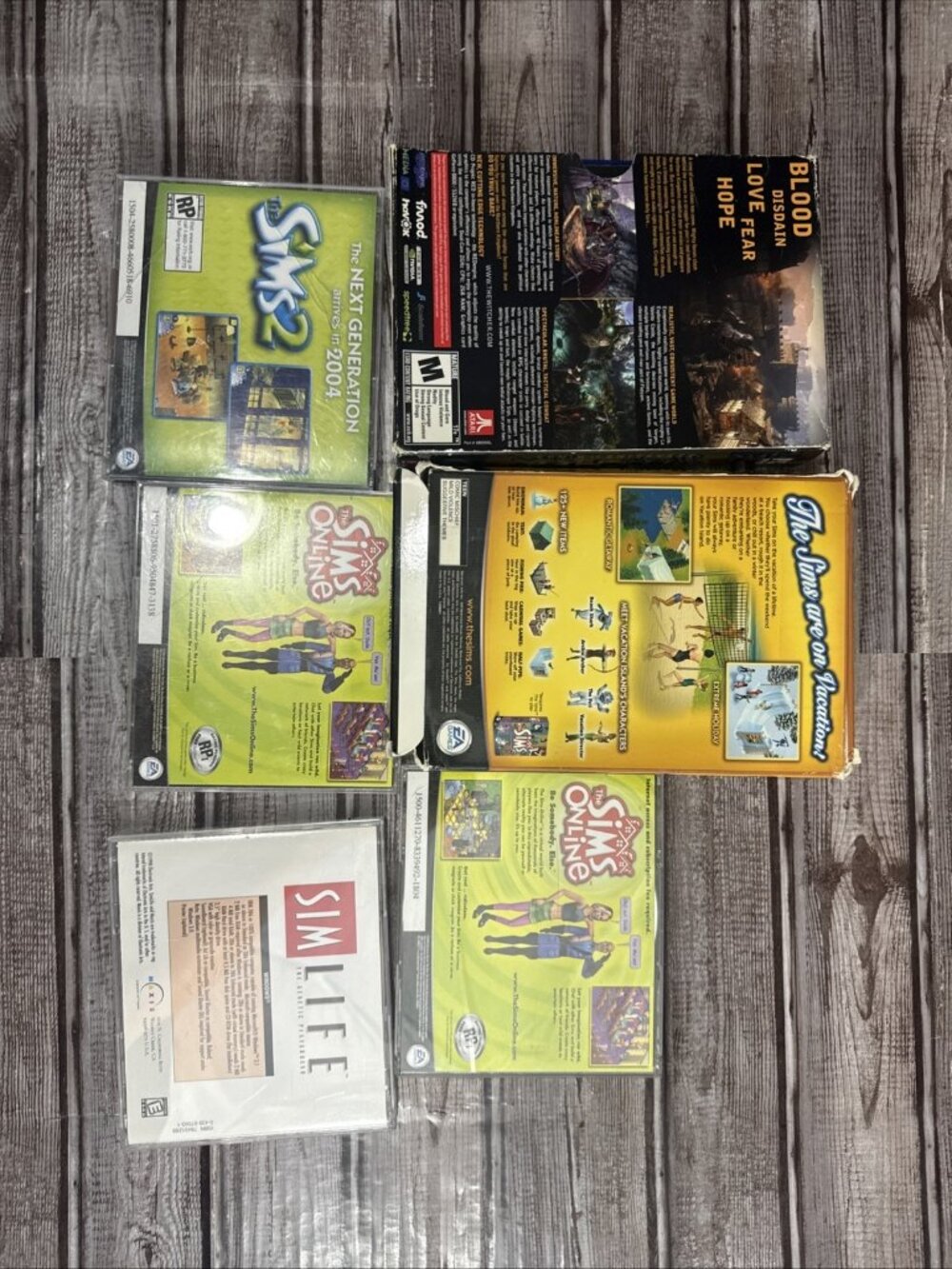 Sims Pc-Game Lot Of 5 And witcher2 - Picture 2 of 2
